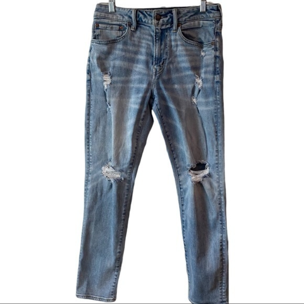 American Eagle Airflex Distressed Jeans             ‎   Sz 29 x 30
